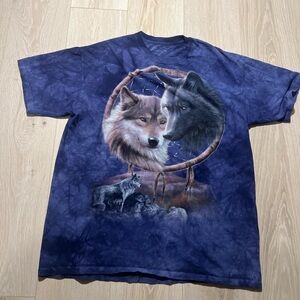 The Mountain Blue Wolf Tee
